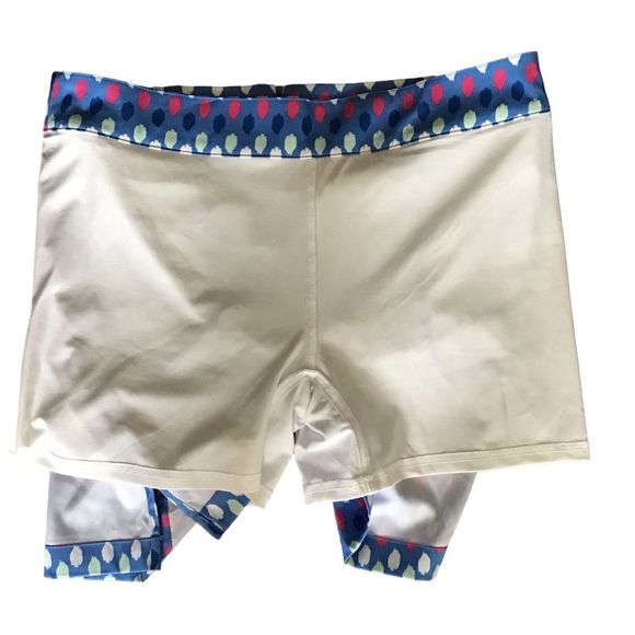 VINEYARD VINES Skort Ikat Dot Print Cornflower Pockets Zipper MSRP $128 SZ 8 NWT - Picture 7 of 10